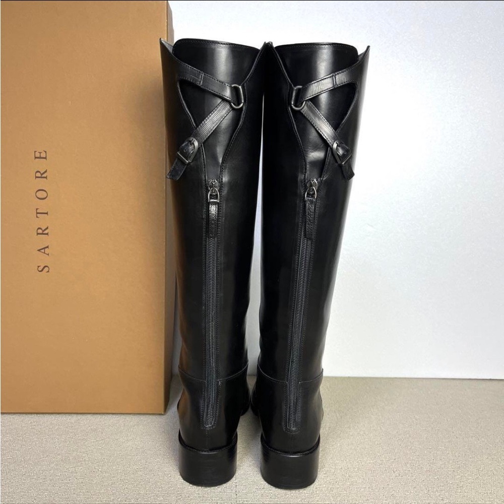Sartore PARMA black tall riding boots